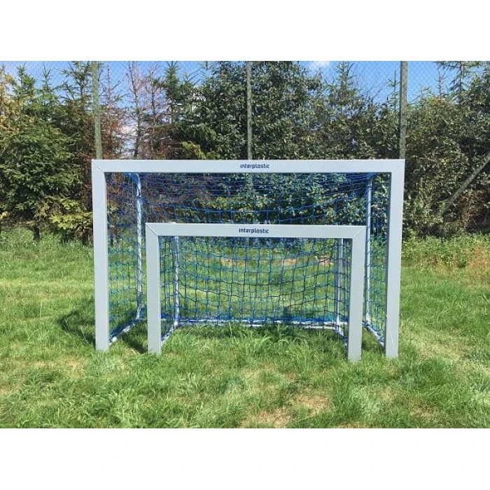 Ворота футбольные Interplastic 120 х 80 см, серые