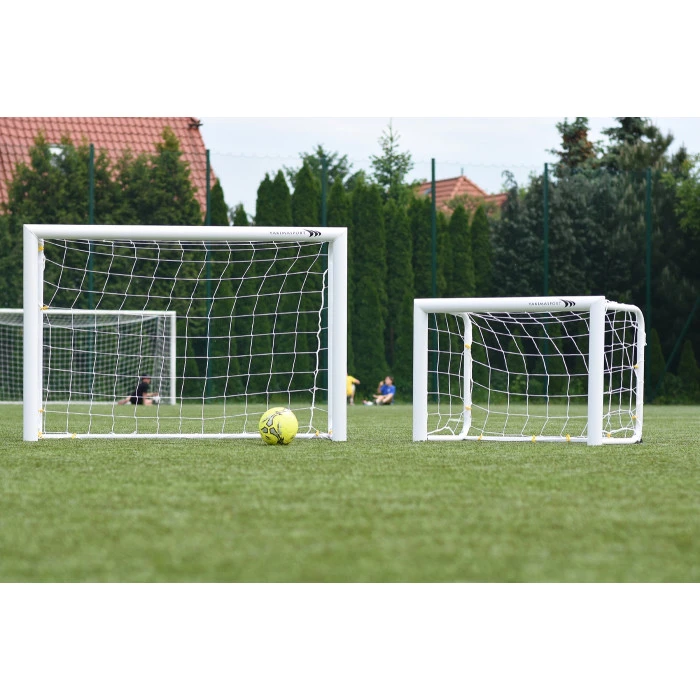 Ворота футбольные Yakimasport MINI PRO 180 x 120 см, белые