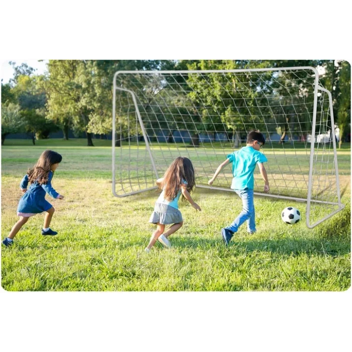 Ворота футбольные Neo-Sport NS-1456 300 х 200 х 120 см, белые