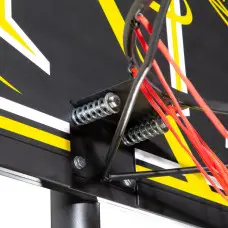 Стійка баскетбольна NILS ZDK019E 305 см, чорно-жовта