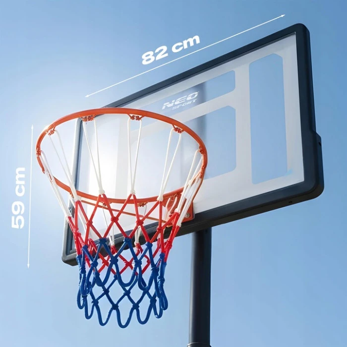 Стойка для баскетбола Neo-Sport NS-280 150-210 см, черная