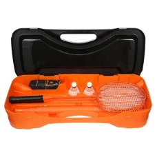 Набір для бадмінтону 2 ракетки + 2 волани + сітка + чохол NILS ZSB1