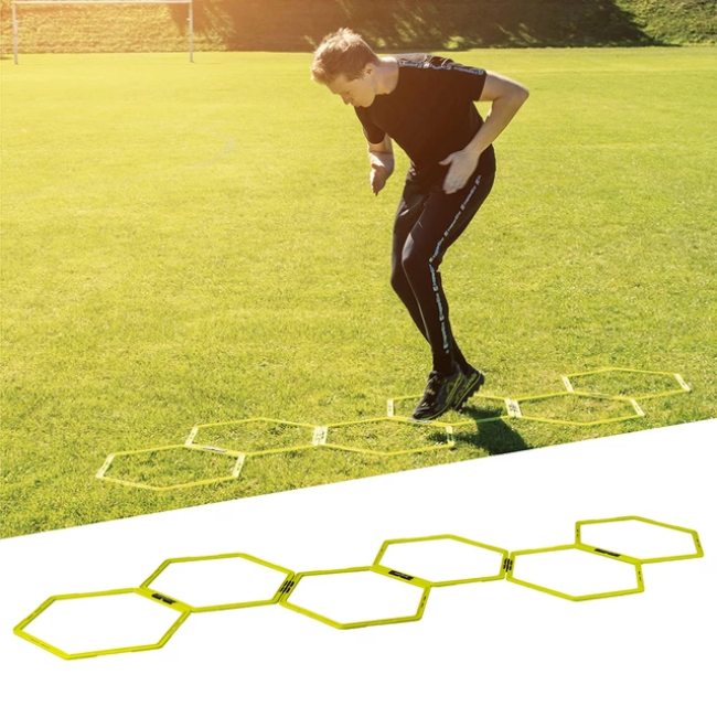 Шестиугольная координационная лестница для упражнений inSPORTline HexLed