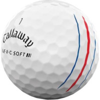 М'ячі для гольфу Callaway ERC Soft Triple Track 2023 3 шт, білі