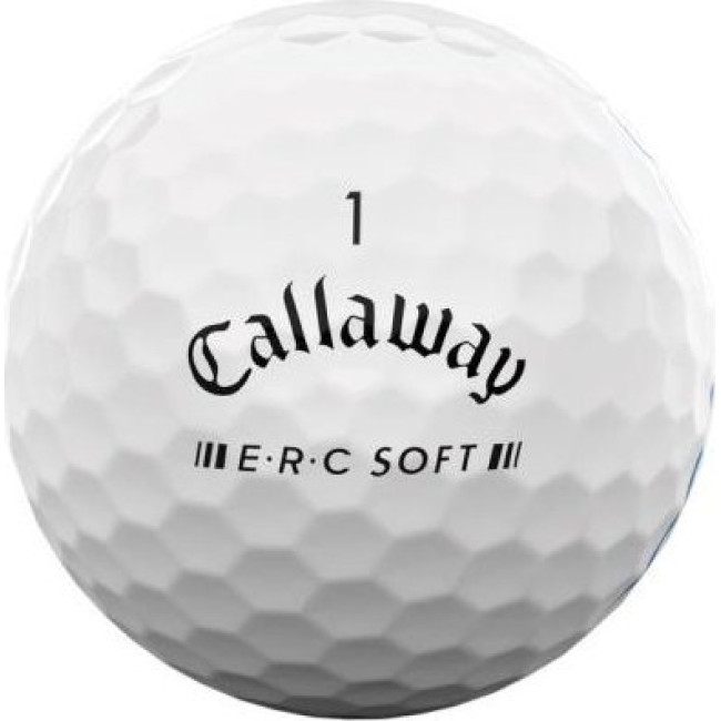 Мячи для гольфа Callaway ERC Soft Triple Track 2023 3 шт, белые
