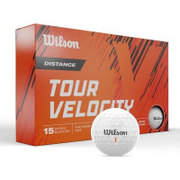 Мячи для гольфа Wilson Tour Velocity Distance 15 шт, белые