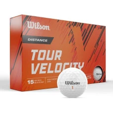 Мячи для гольфа Wilson Tour Velocity Distance 15 шт, белые