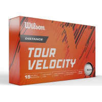 Мячи для гольфа Wilson Tour Velocity Distance 15 шт, белые