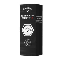 М'ячі для гольфу Callaway Chrome Soft X 3 шт, білі