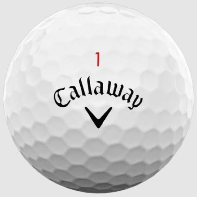 Мячи для гольфа Callaway Chrome Soft X 3шт, белые