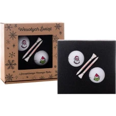 М'ячі для гольфу Toma Merry Christmas 2 шт, білі