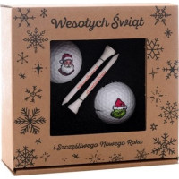 Мячи для гольфа Toma Merry Christmas 2 шт, белые