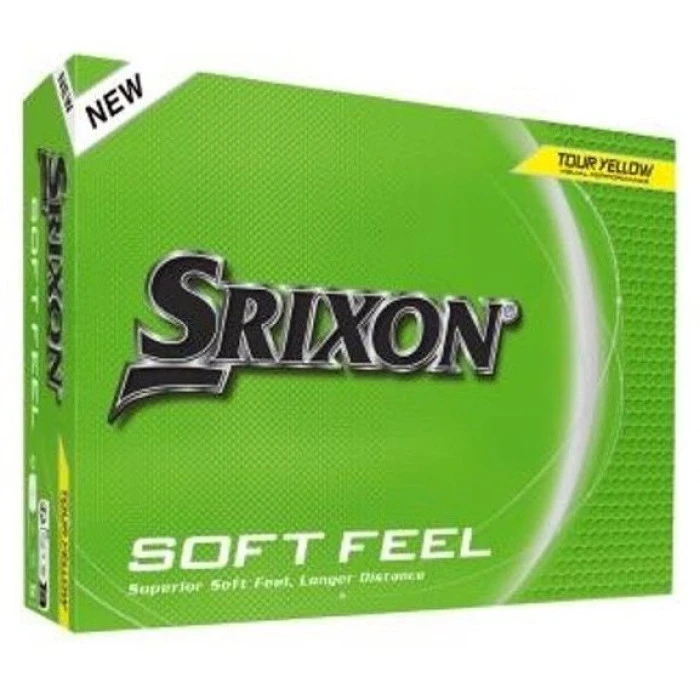 Мячи для гольфа Srixon Soft Feel 12 шт, желтые
