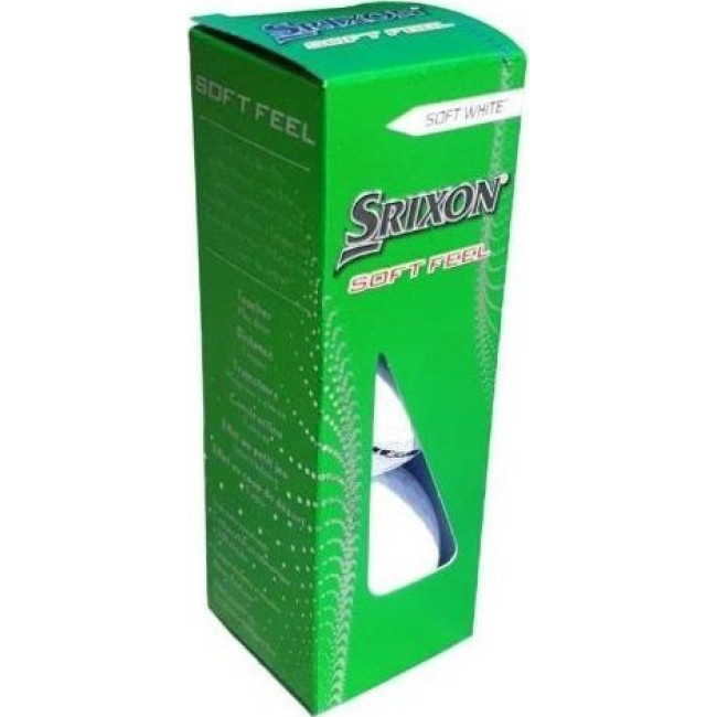 М'ячі для гольфу Srixon Soft Feel 6 шт, білі