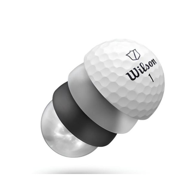 М'ячі для гольфу Wilson Staff Model 12 шт, білі