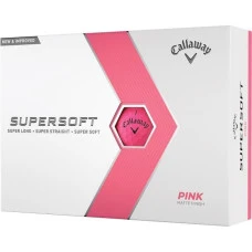 М'ячі для гольфу Callaway Supersoft 12 шт, рожеві
