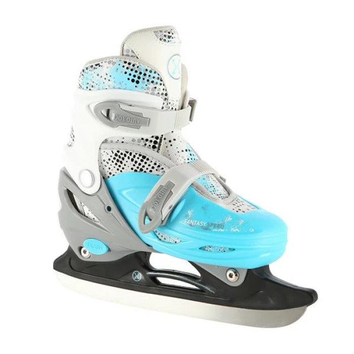 Ролики/Катки NH18331 4в1 NILS EXTREME - размер M (35-38)/ голубые