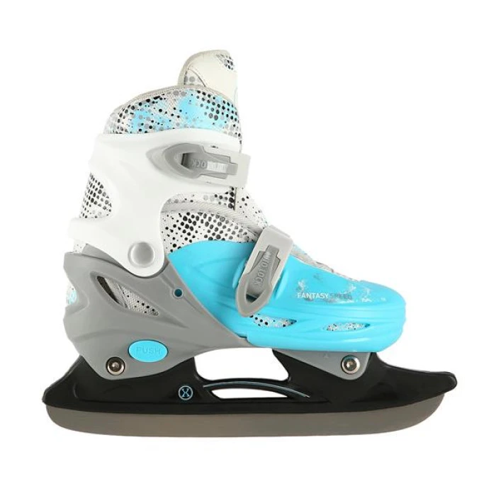 Ролики/Катки NH18331 4в1 NILS EXTREME - размер M (35-38)/ голубые