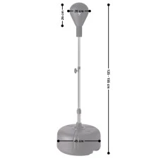 Груша боксерська inSPORTline Antedel 26990, чорна