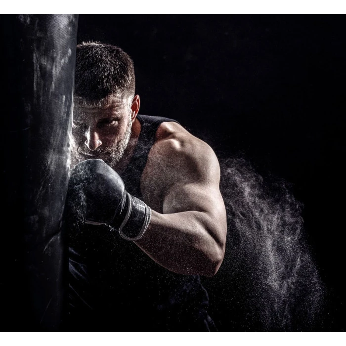 Комплект боксерских перчаток Movit + боксерский мешок 25 кг