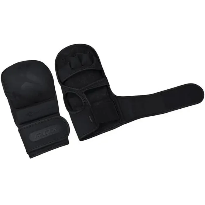 Перчатки греплинговые для ММА RDX T15 Noir Inner Matte размер L, черные
