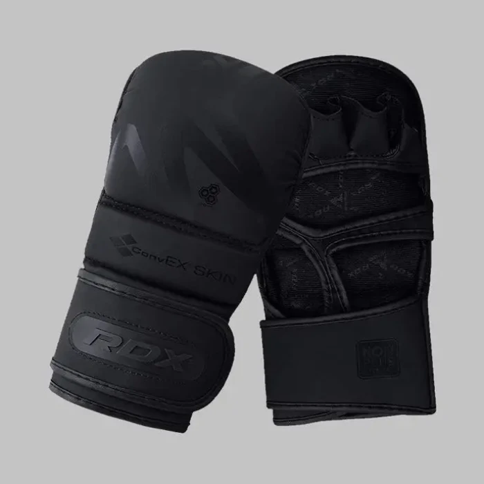 Перчатки греплинговые для ММА RDX T15 Noir Inner Matte размер L, черные