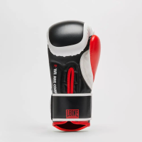 Рукавички боксерські з капою Leone GN333 LOGO WACS розмір 10 унцій, чорні