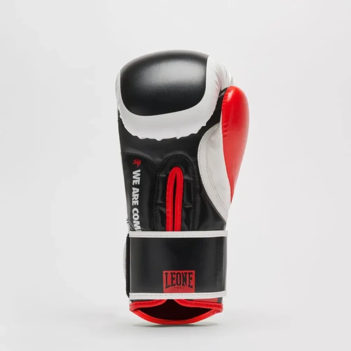 Перчатки боксерские с капой Leone GN333 LOGO WACS размер 10 унций, черные