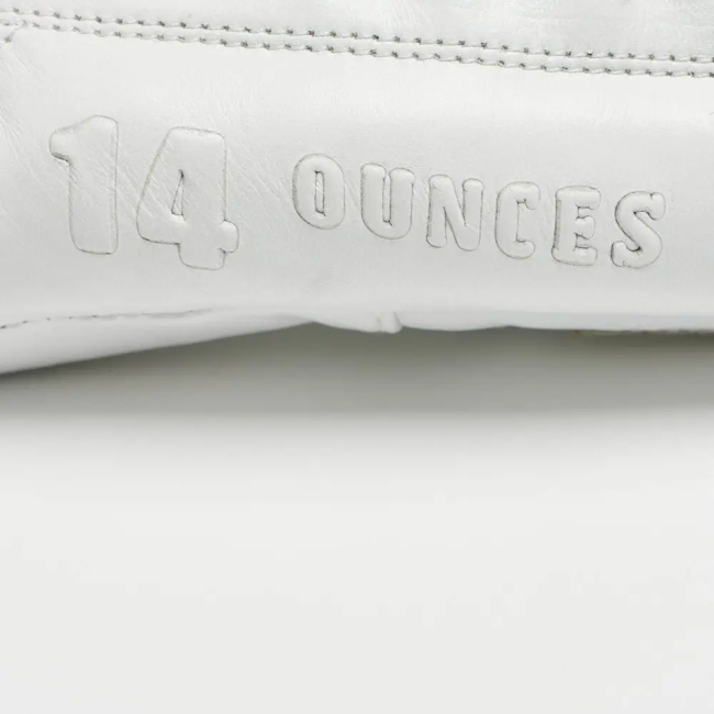 Рукавички боксерські з бинтами Leone GN111 THE GREATEST розмір 10 унцій, білі