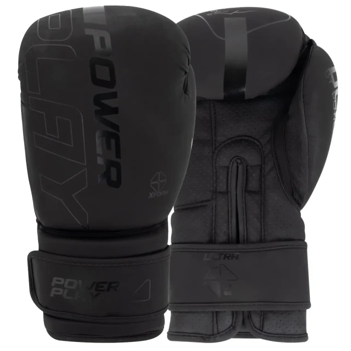 Рукавички боксерські PowerPlay 3024 Ultra Mat розмір 16 унцій, чорні