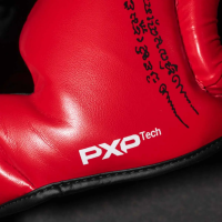 Шолом боксерський закритий з капою Phantom Muay Thai розмір універсальний, червоний