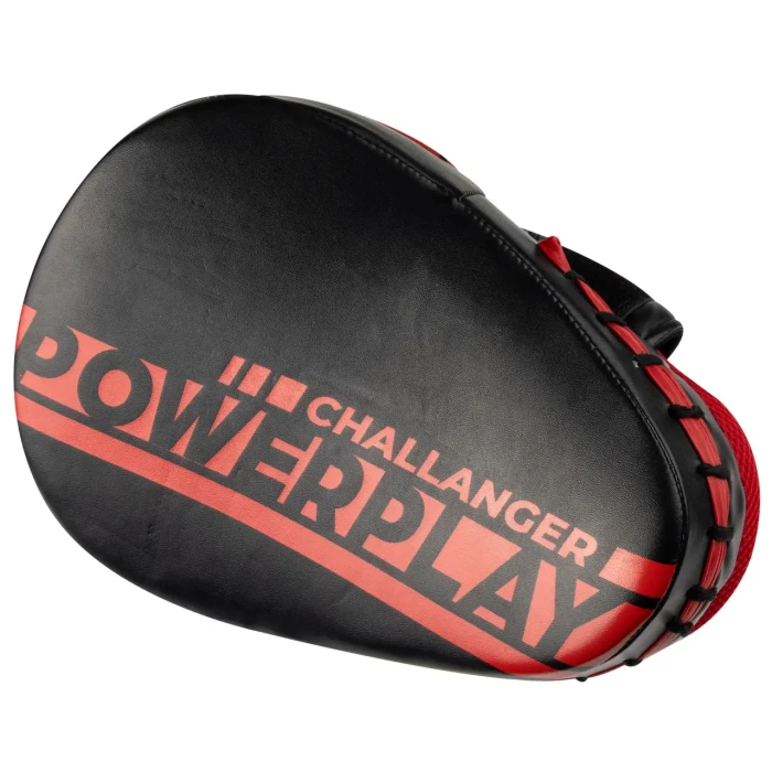 Лапи боксерські PowerPlay 3041 Challanger чорно-червоні
