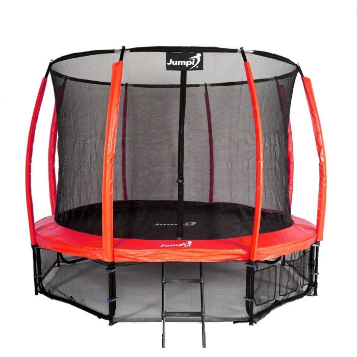 Батут Jumpi Maxy Comfort Plus с внутренней сеткой 10 футов 312 см красный