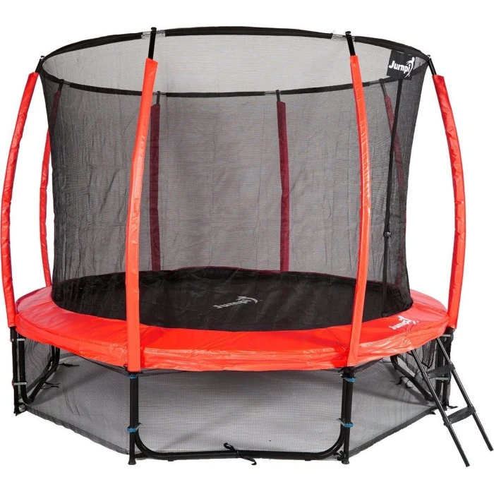 Батут Jumpi Maxy Comfort Plus с внутренней сеткой 10 футов 312 см красный