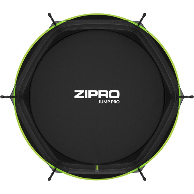Батут Zipro Jump Pro с наружной сеткой 6 футов 183 см черно-зеленый