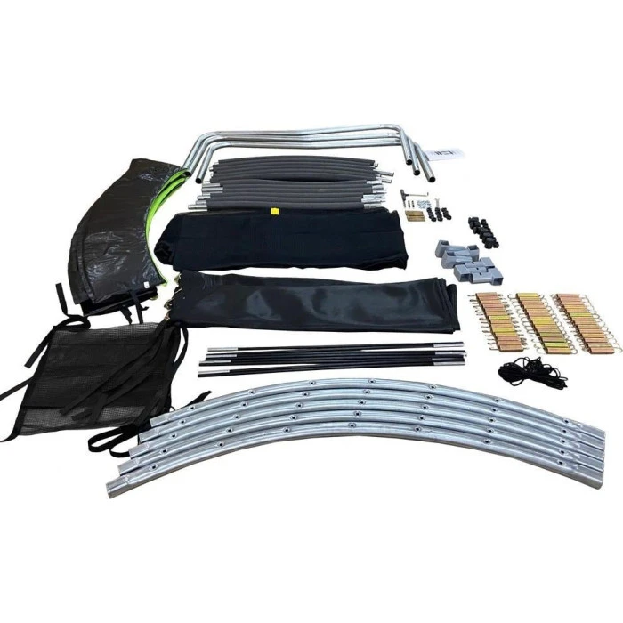 Батут Lean Sport 8344 с внутренней сеткой 10 футов 305 см черный