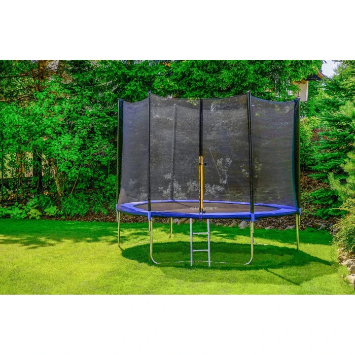 Батут Funfit 846 с наружной сеткой 10 футов 312 см синий