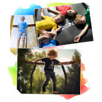 Батут Neo-Sport с внутренней сеткой 5 футов 152 см черно-оранжевый