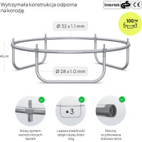 Батут Zipro Jump Pro с внутренней сеткой 6 футов 183 см черно-зеленый