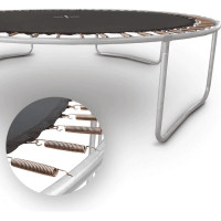 Батут OUTTEC Pumpkin с внутренней сеткой 12 футов 366 см черный