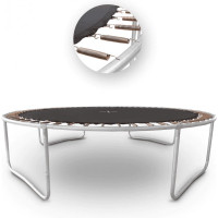 Батут OUTTEC Pumpkin с внутренней сеткой 12 футов 366 см черный