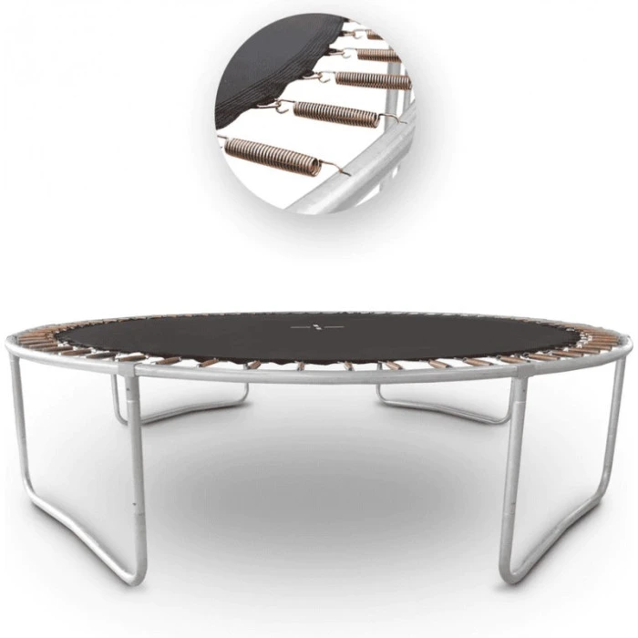 Батут OUTTEC Pumpkin с внутренней сеткой 12 футов 366 см черный