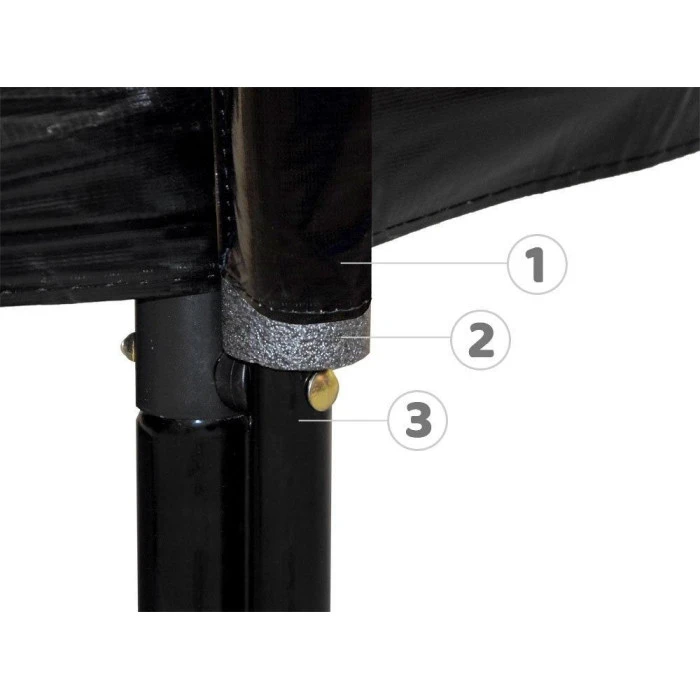 Батут SkyFlyer TR0036 с внутренней сеткой 14 футов 426 см черный