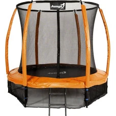 Батут Jumpi Maxy Comfort Plus с внутренней сеткой 8,5 футов 252 см оранжевый