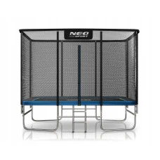 Прямоугольный батут Neo-Sport с наружной сеткой 10 x 7 футов 305 x 213 см, черно-синий