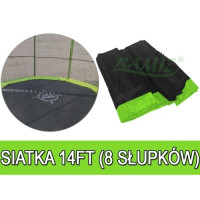 Защитная сетка SkyRamiz для садового батута 427см/14FT 8 стоек зеленая