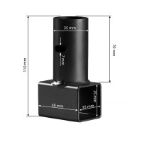 З'єднувач для батута T- подібний Neo-Sport 15 футів 1 шт, чорний