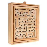 Аркадная игра "Деревянный лабиринт" Ramiz ZDR.MG094, 29,5 х 25 х 6 см