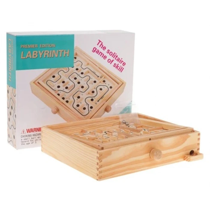 Аркадна гра "Дерев'яний лабіринт" Ramiz ZDR.MG094, 29,5 х 25 х 6 см