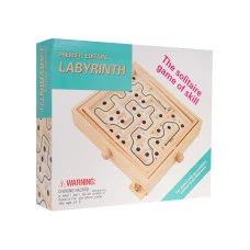 Аркадная игра "Деревянный лабиринт" Ramiz ZDR.MG094, 29,5 х 25 х 6 см